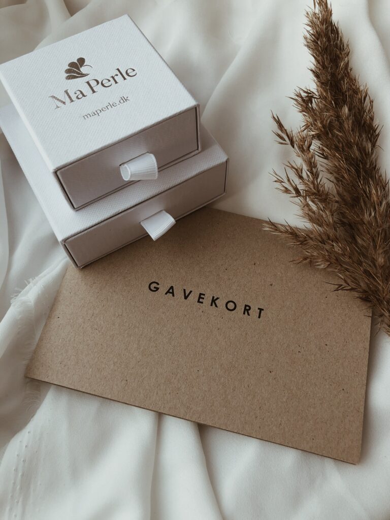 MaPerle gavekort og gaveæske