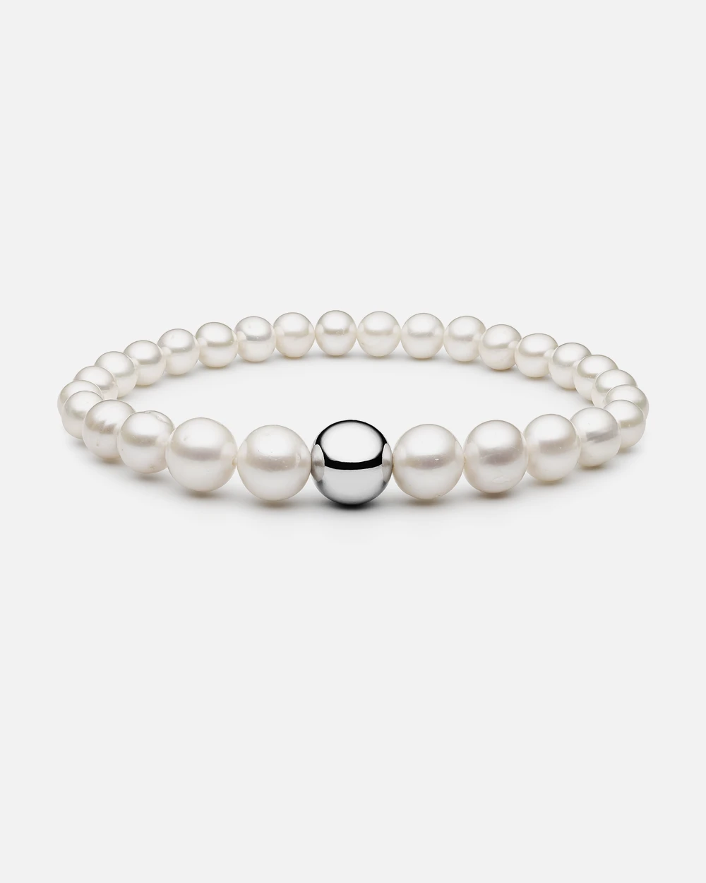 Yurihonjo Ø6 armbånd med hvide ferskvandsperler
