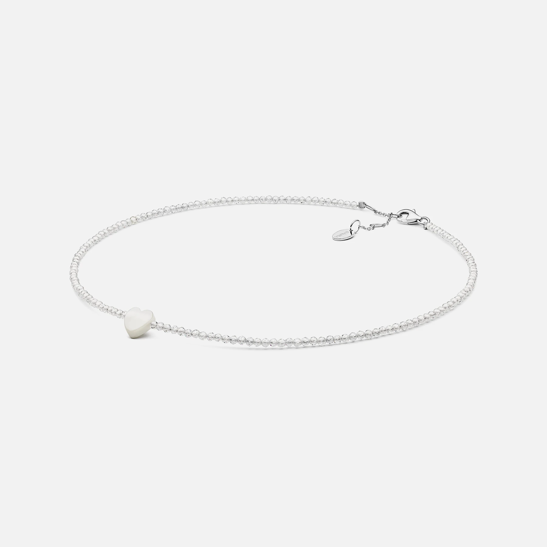 Kaho halskæde med perlemor i sølv