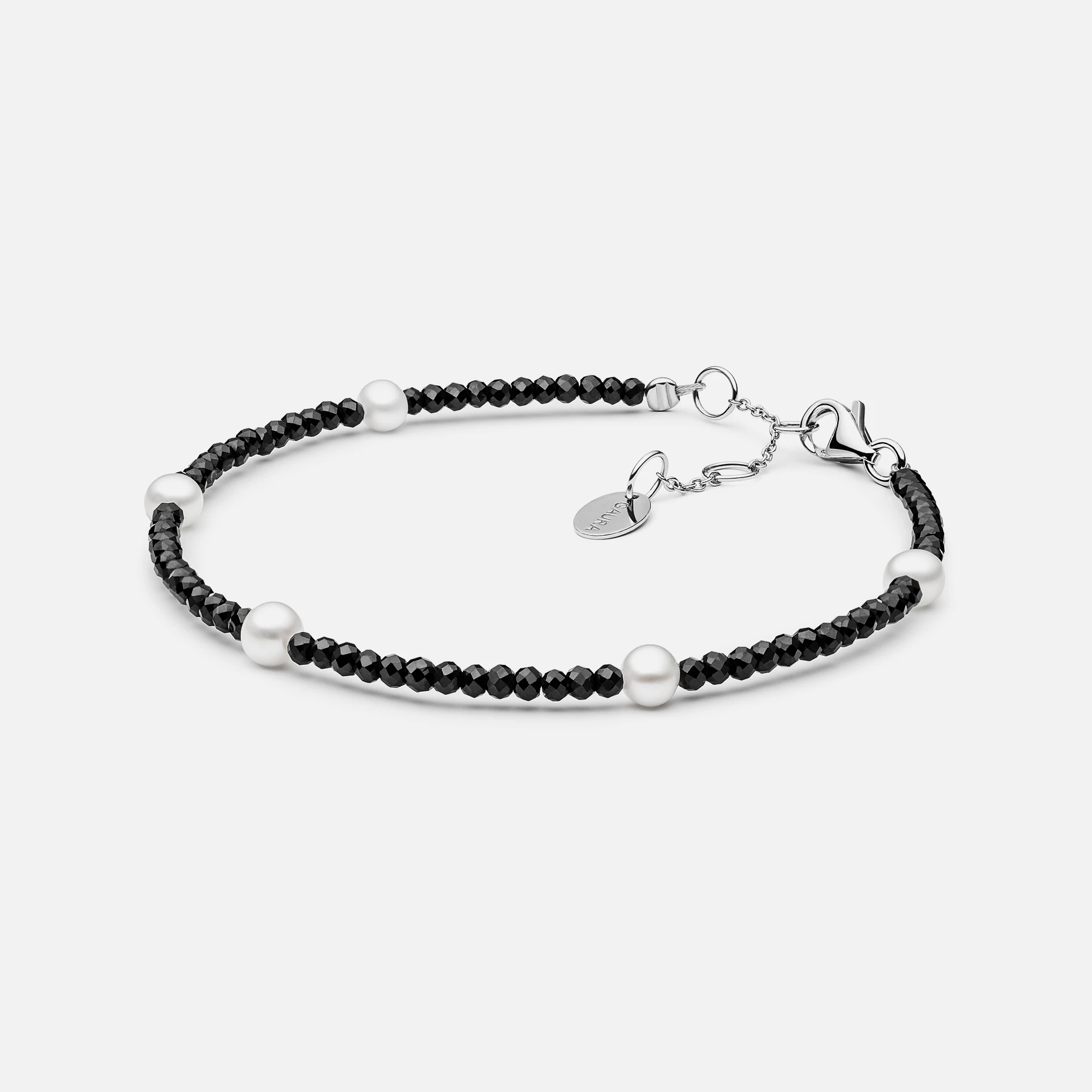 Ogori Ø4 armbånd med ferskvandsperler i sølv