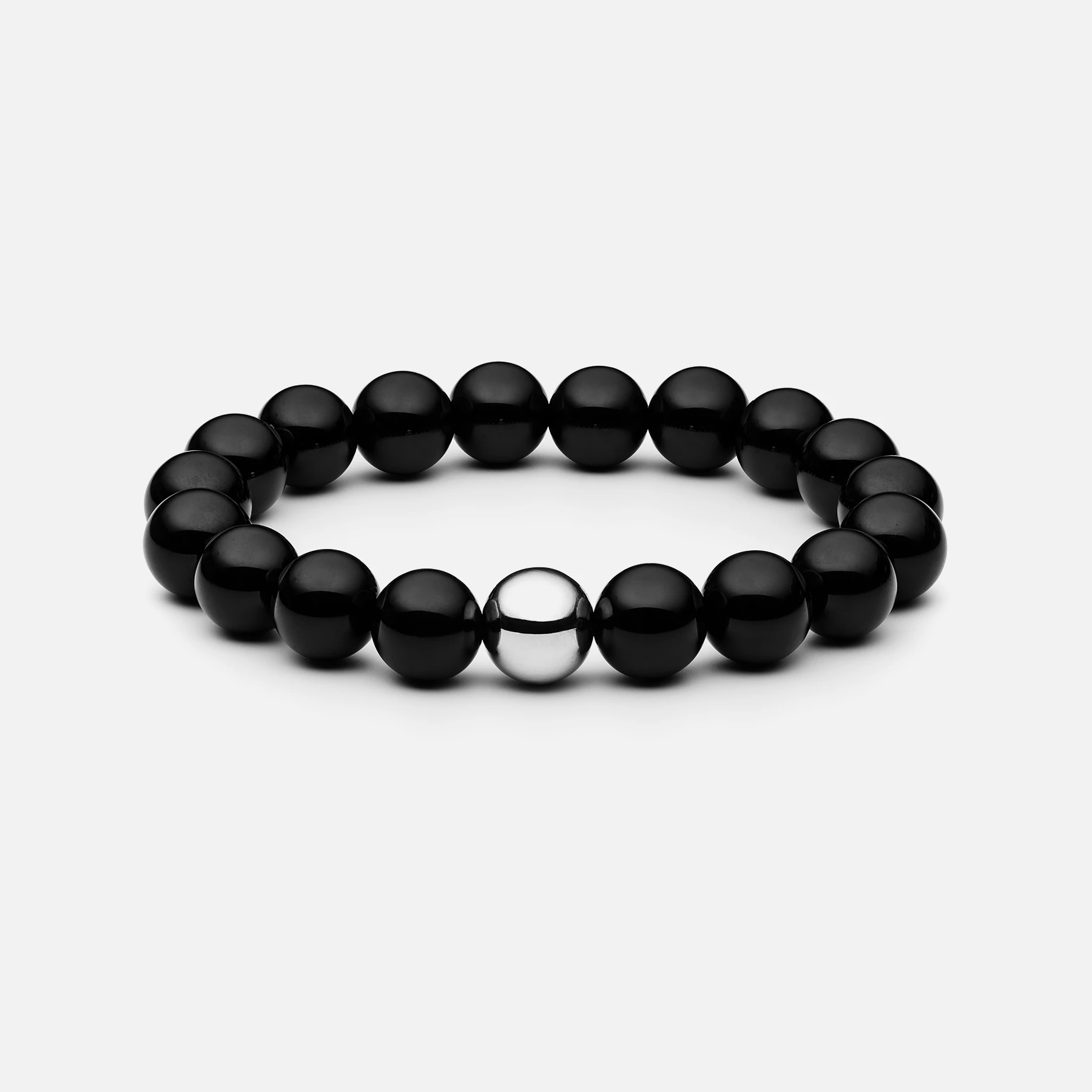 Misawa armbånd med onyx i sølv